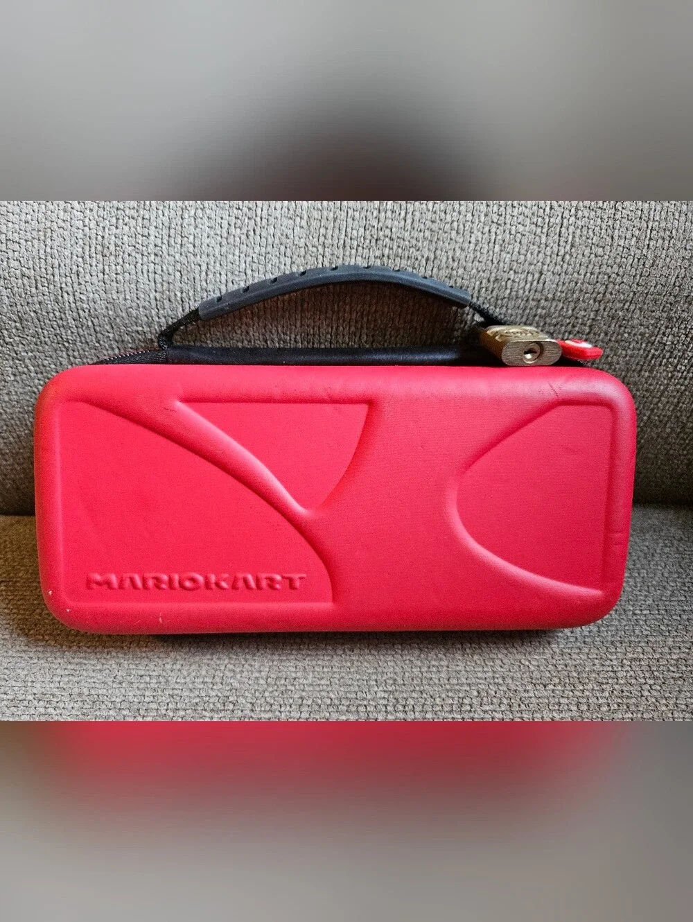 Mario Kart Red Hard Shell Carry Case For Nintendo Handheld Systems